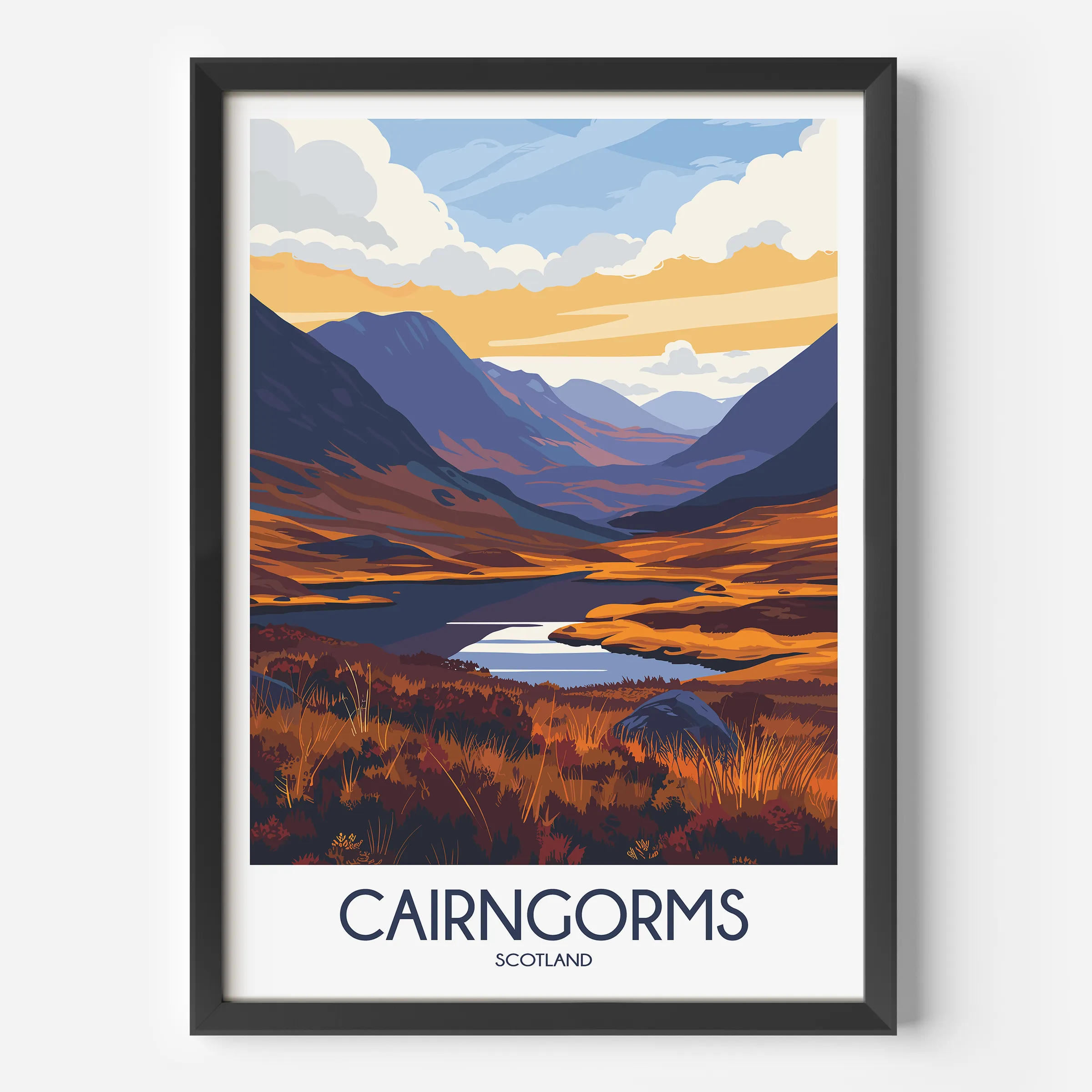 Cairngorms Souvenir Poster Print