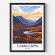 Cairngorms Souvenir Poster Print