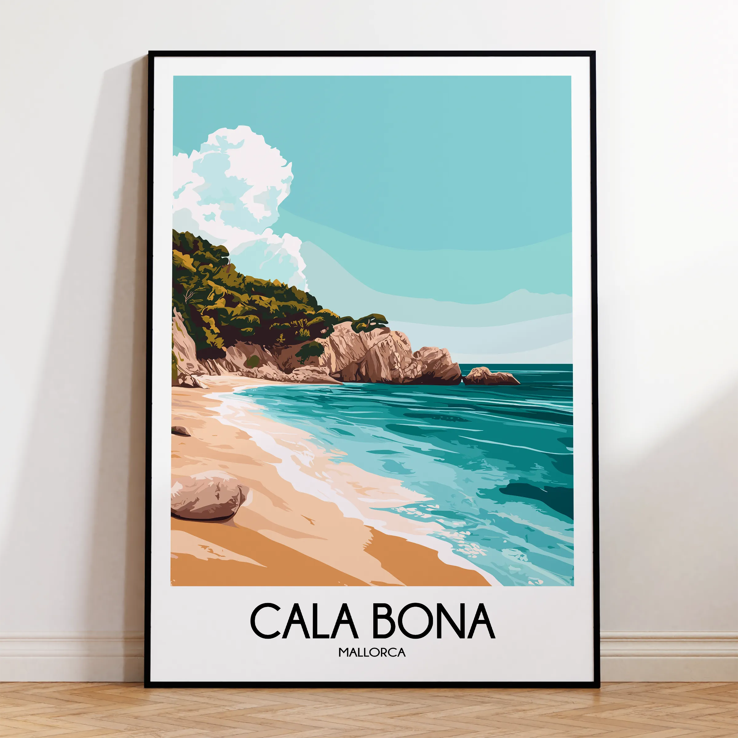 Cala Bona Destination Art Gift