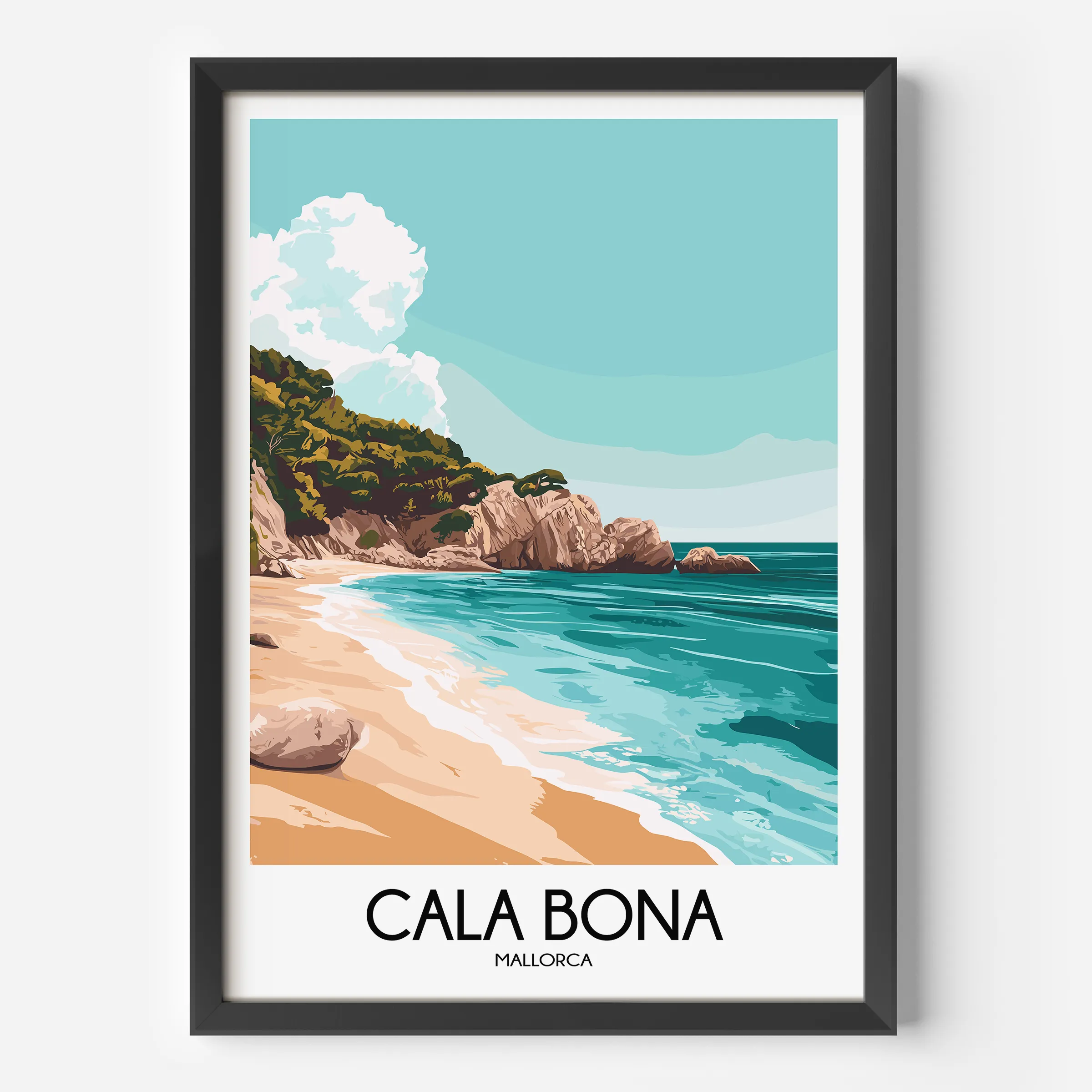 Cala Bona Gallery Quality Print