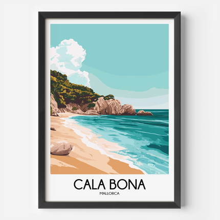 Cala Bona Gallery Quality Print
