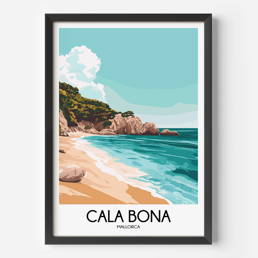 Cala Bona Gallery Quality Print