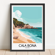 Cala Bona Souvenir Poster Print