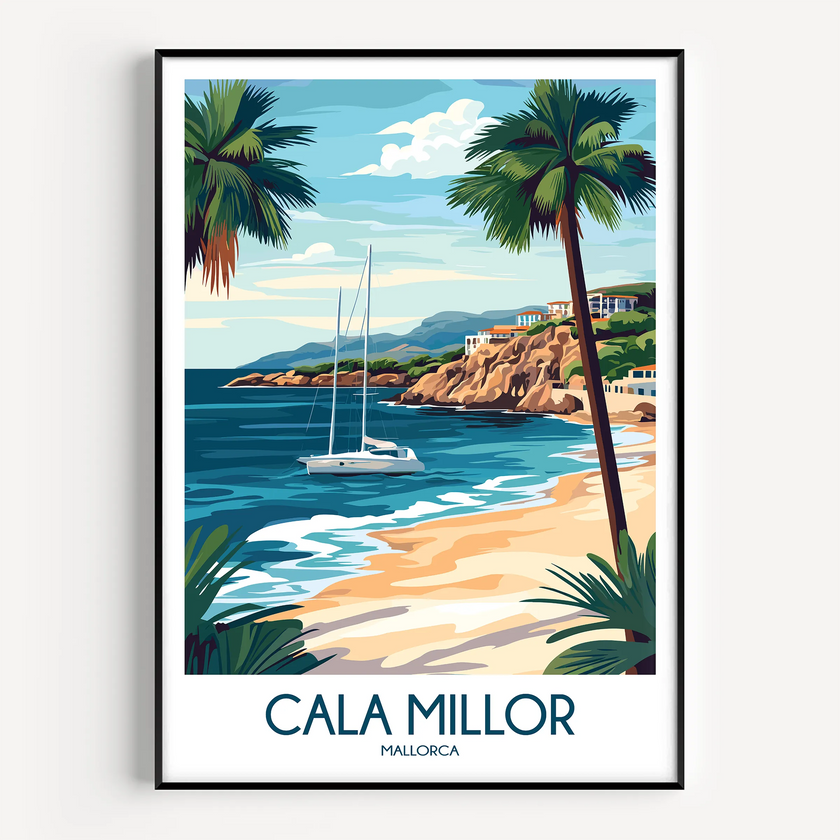 Cala Millor Destination Art Gift