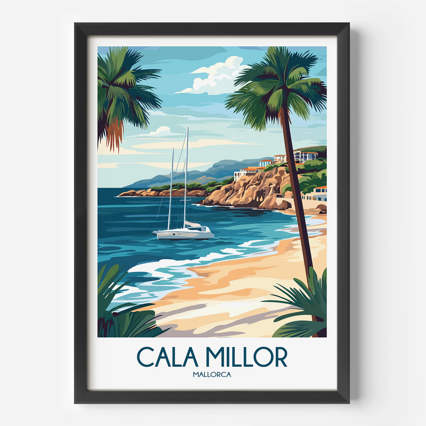 Cala Millor Minimalist Wall Art