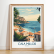 Cala Millor Modern Travel Poster