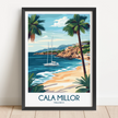 Cala Millor Souvenir Poster Print