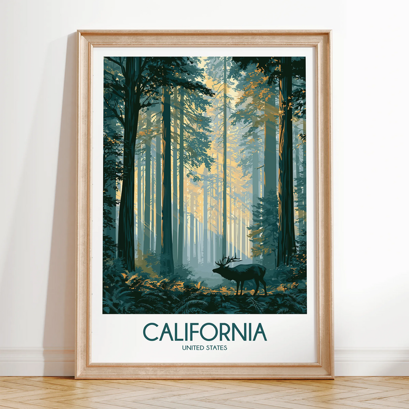 California Destination Art Gift