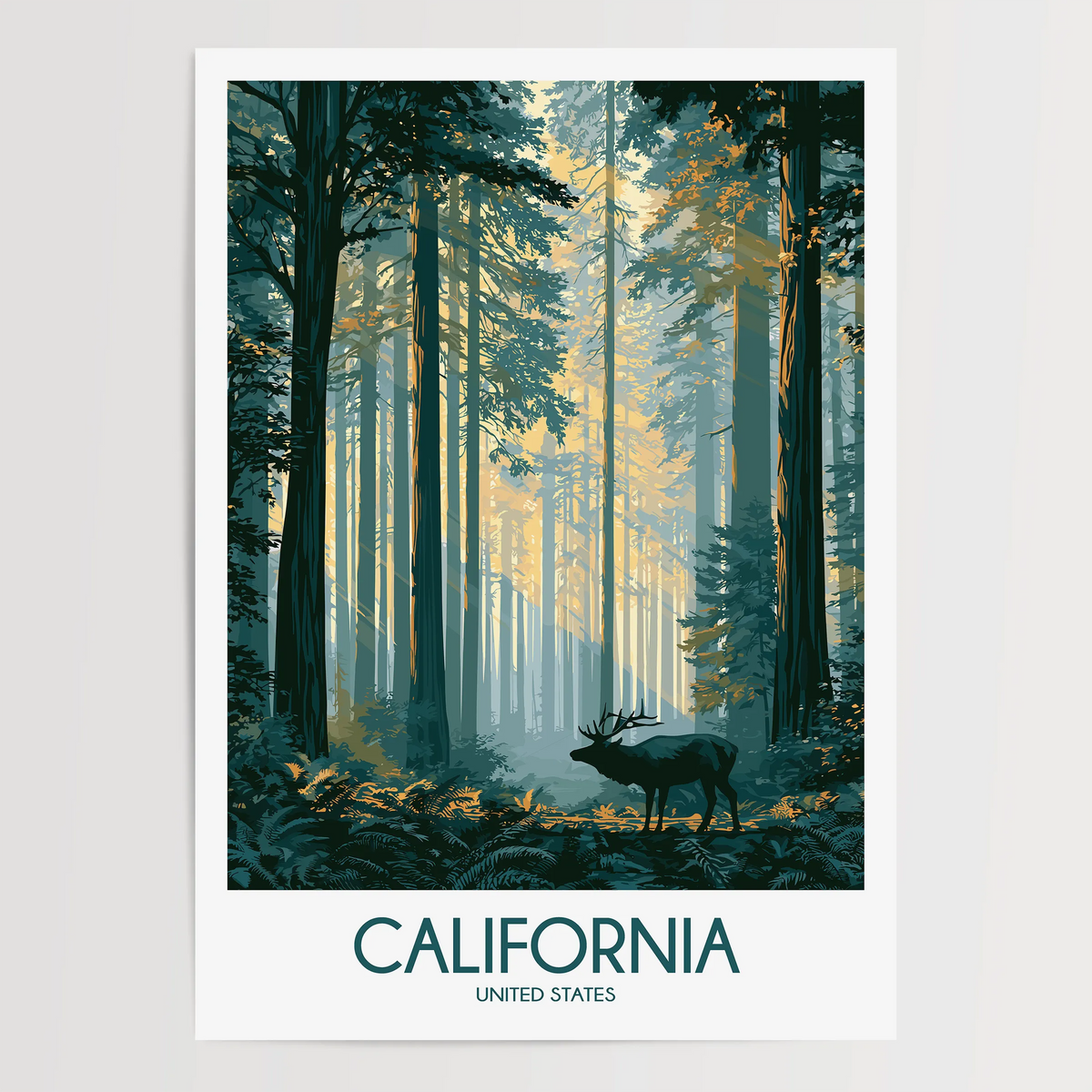 California Minimalist Wall Art