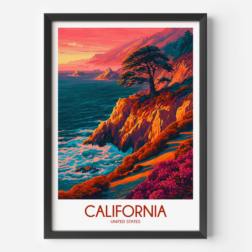 California Minimalist Wall Art