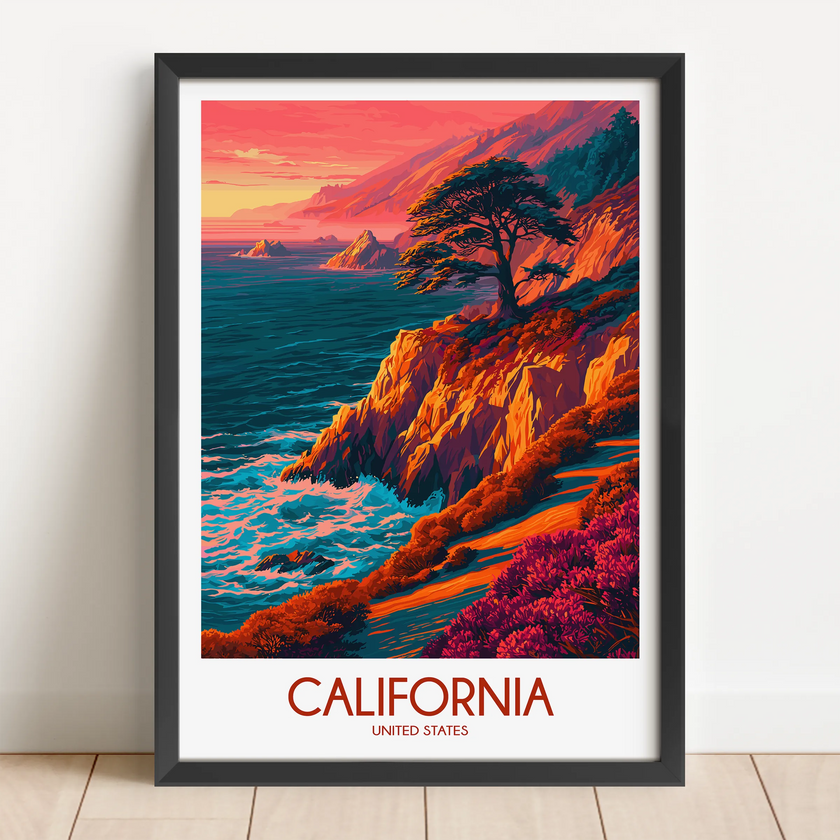 California Scenic Landscape Art
