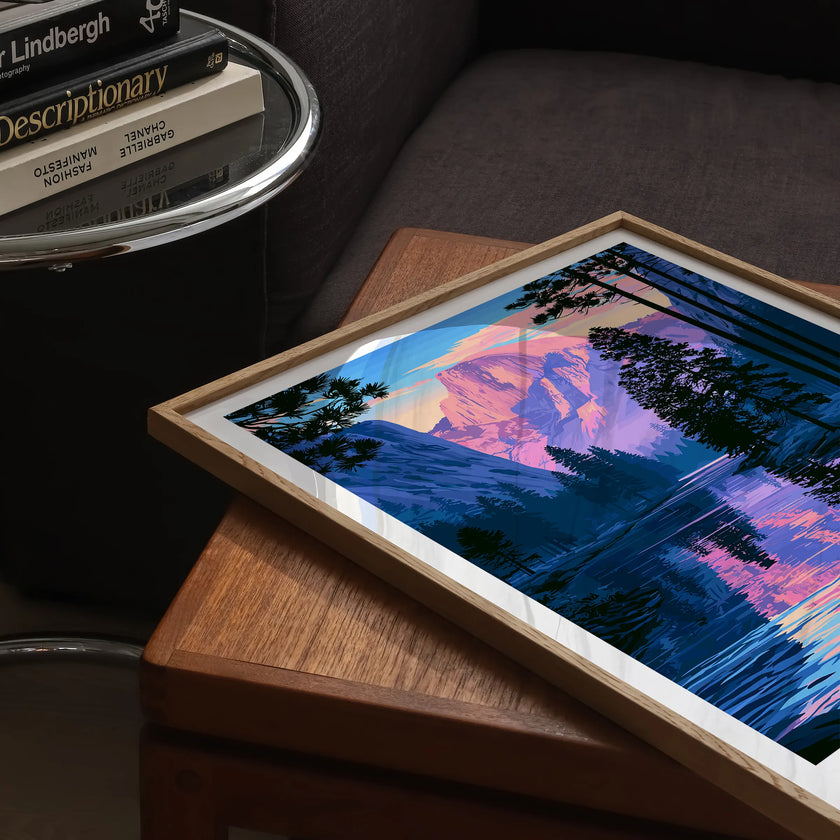 California Vintage Style Print