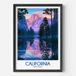 California Vintage Style Print