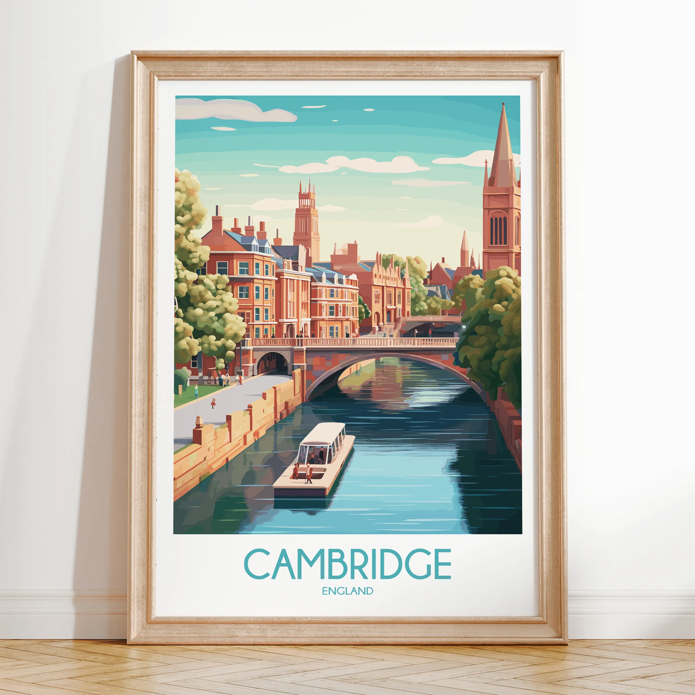 Cambridge Souvenir Poster Print