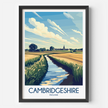 Cambridgeshire Destination Art Gift