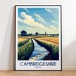 Cambridgeshire Minimalist Wall Art