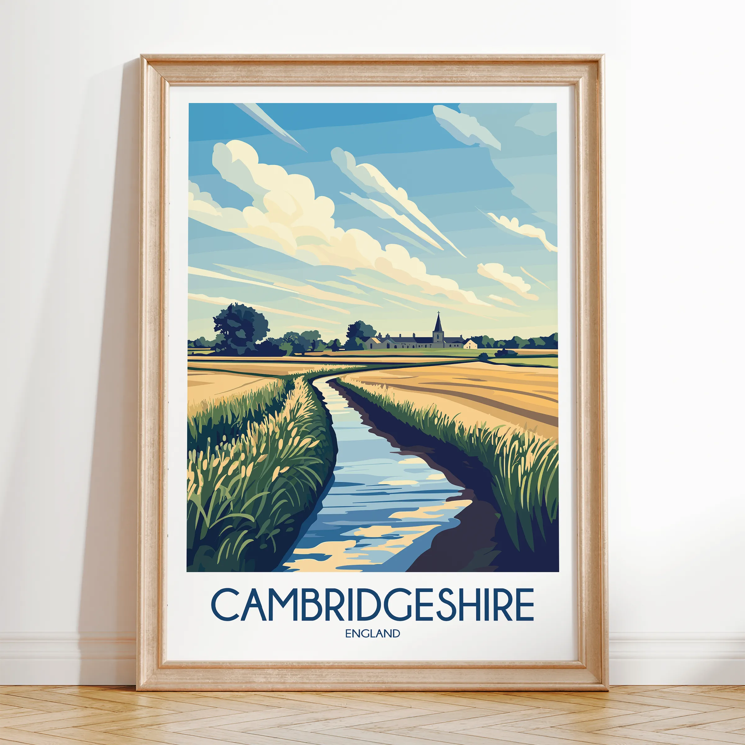 Cambridgeshire Scenic Landscape Art