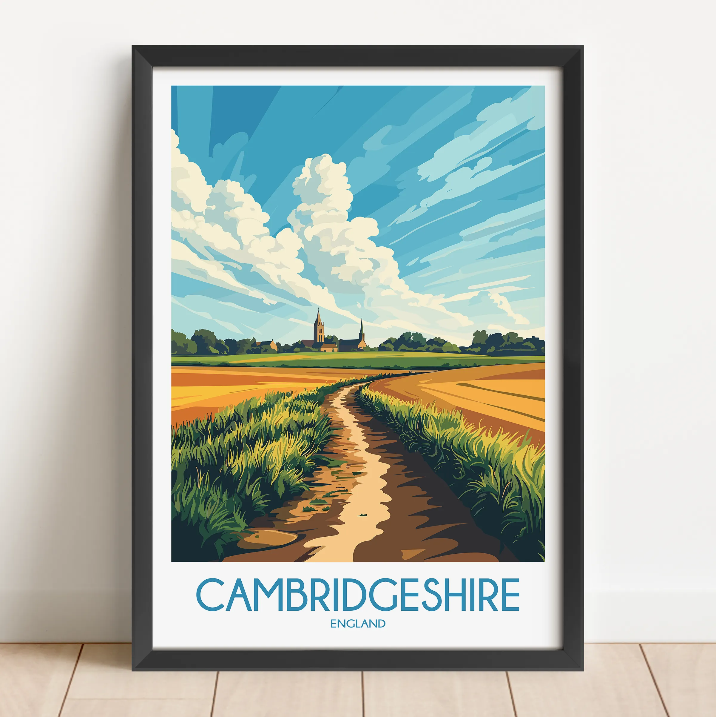 Cambridgeshire Travel Memory Gift