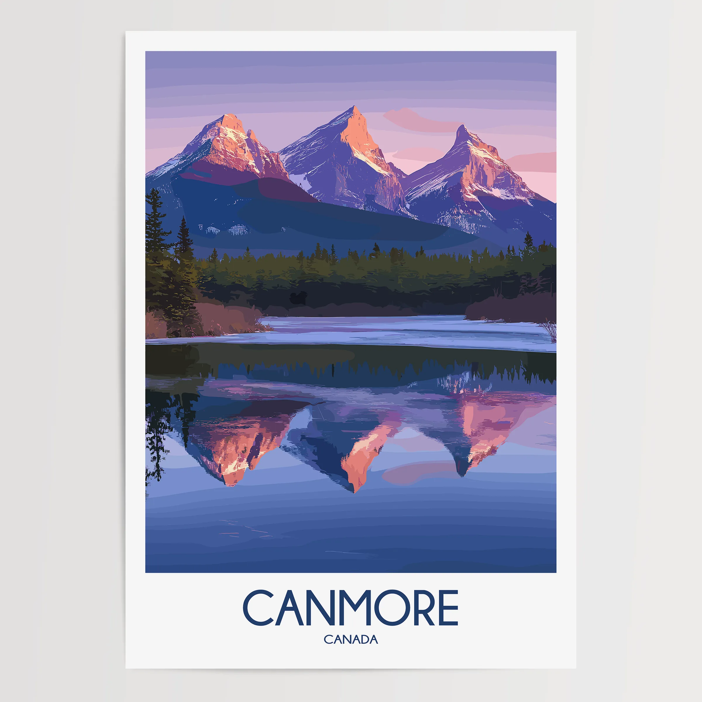 Canmore Minimalist Wall Art