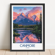Canmore Modern Travel Poster