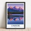 Canmore Retro Travel Illustration