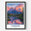 Canmore Retro Travel Illustration
