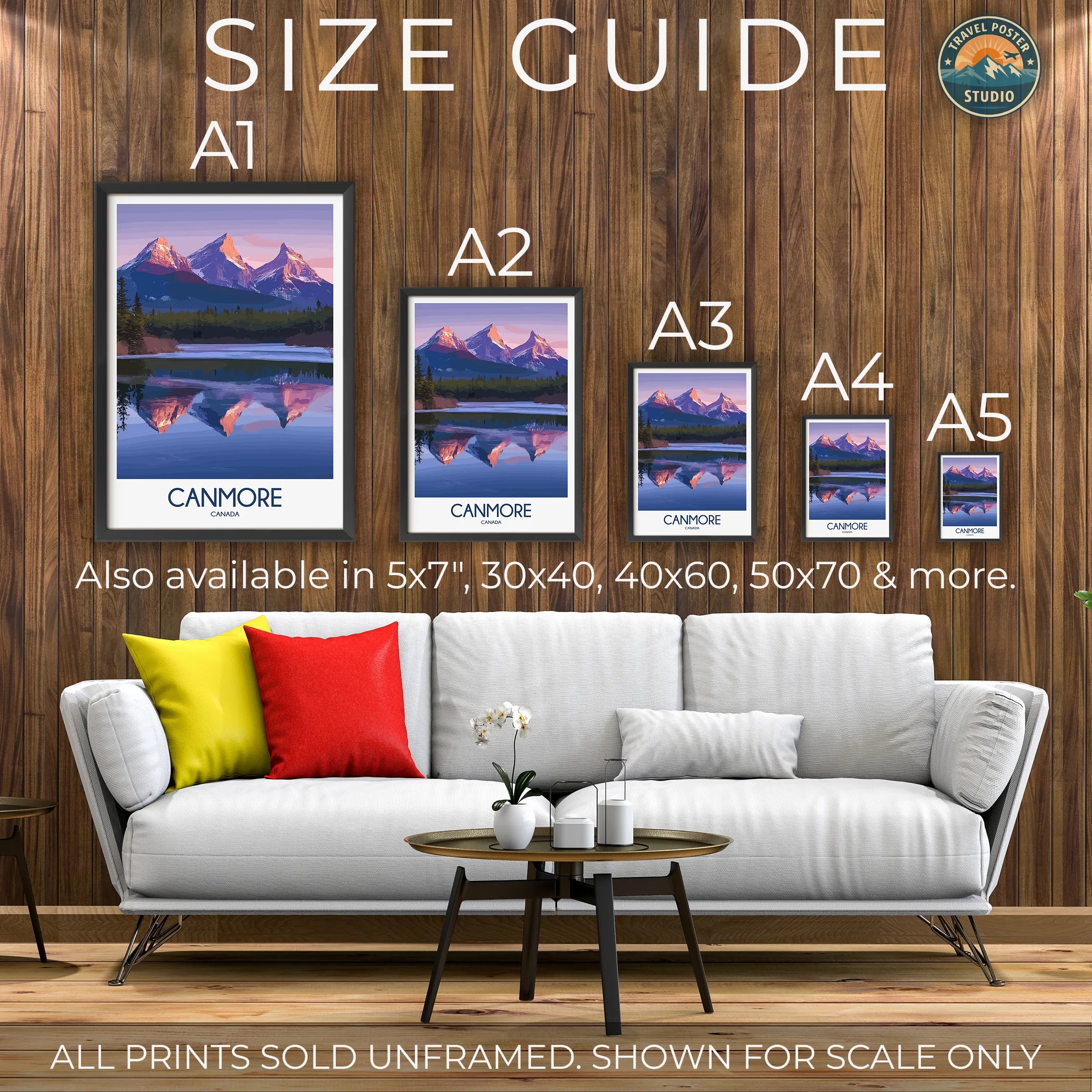 Canmore Vintage Style Print