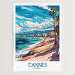 Cannes Souvenir Poster Print