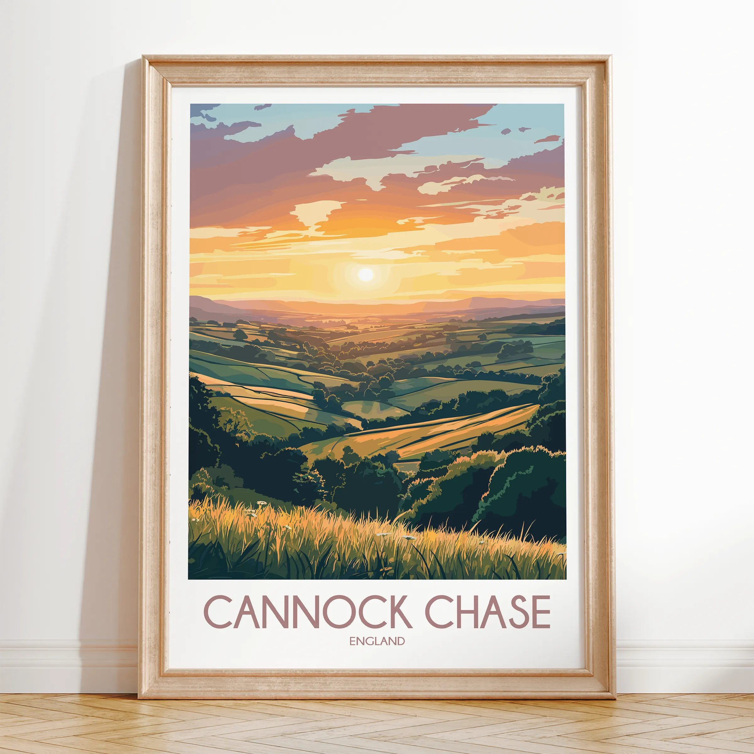 Cannock Chase Destination Art Gift