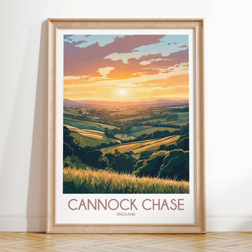 Cannock Chase Destination Art Gift