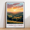 Cannock Chase Souvenir Poster Print