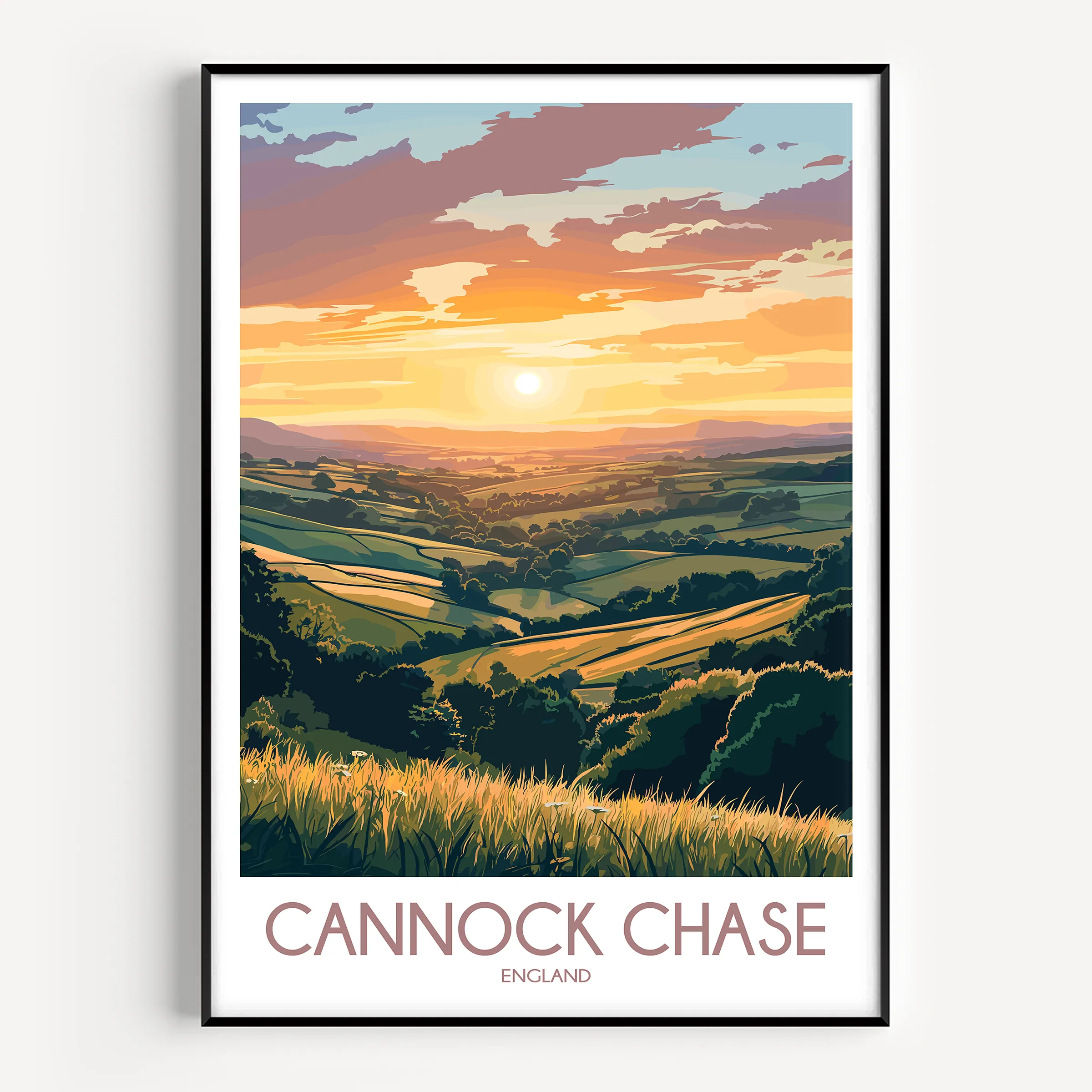 Cannock Chase Travel Memory Gift