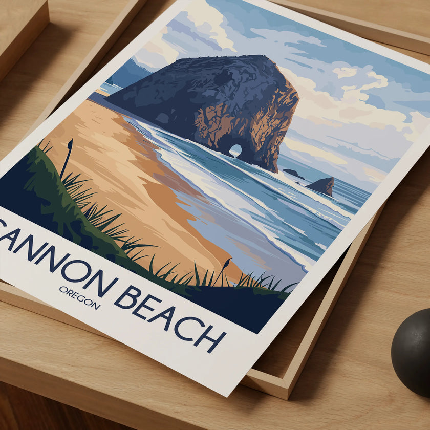 Cannon Beach Destination Art Gift