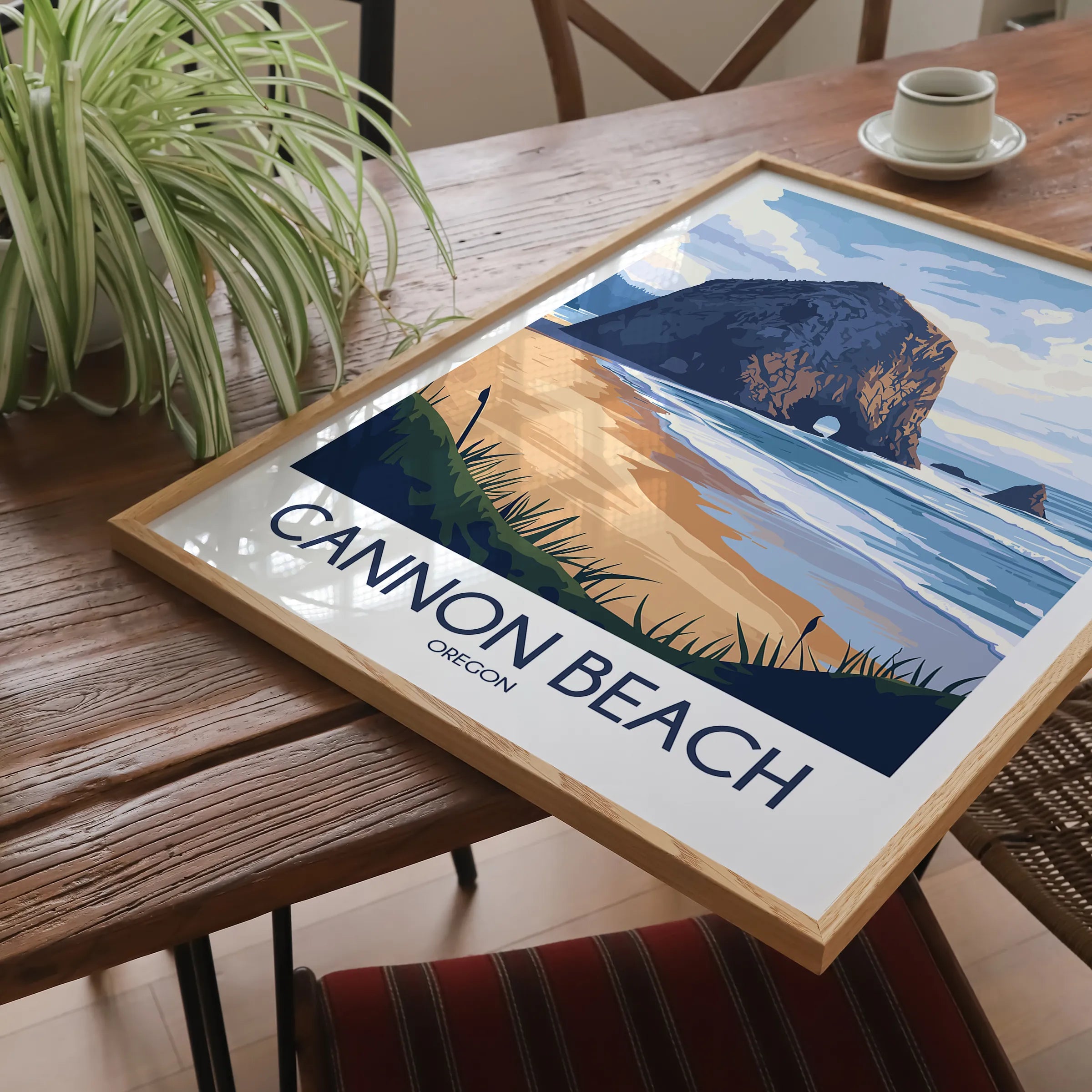 Cannon Beach Minimalist Wall Art