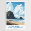 Cannon Beach Scenic Landscape Art