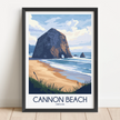 Cannon Beach Scenic Landscape Art