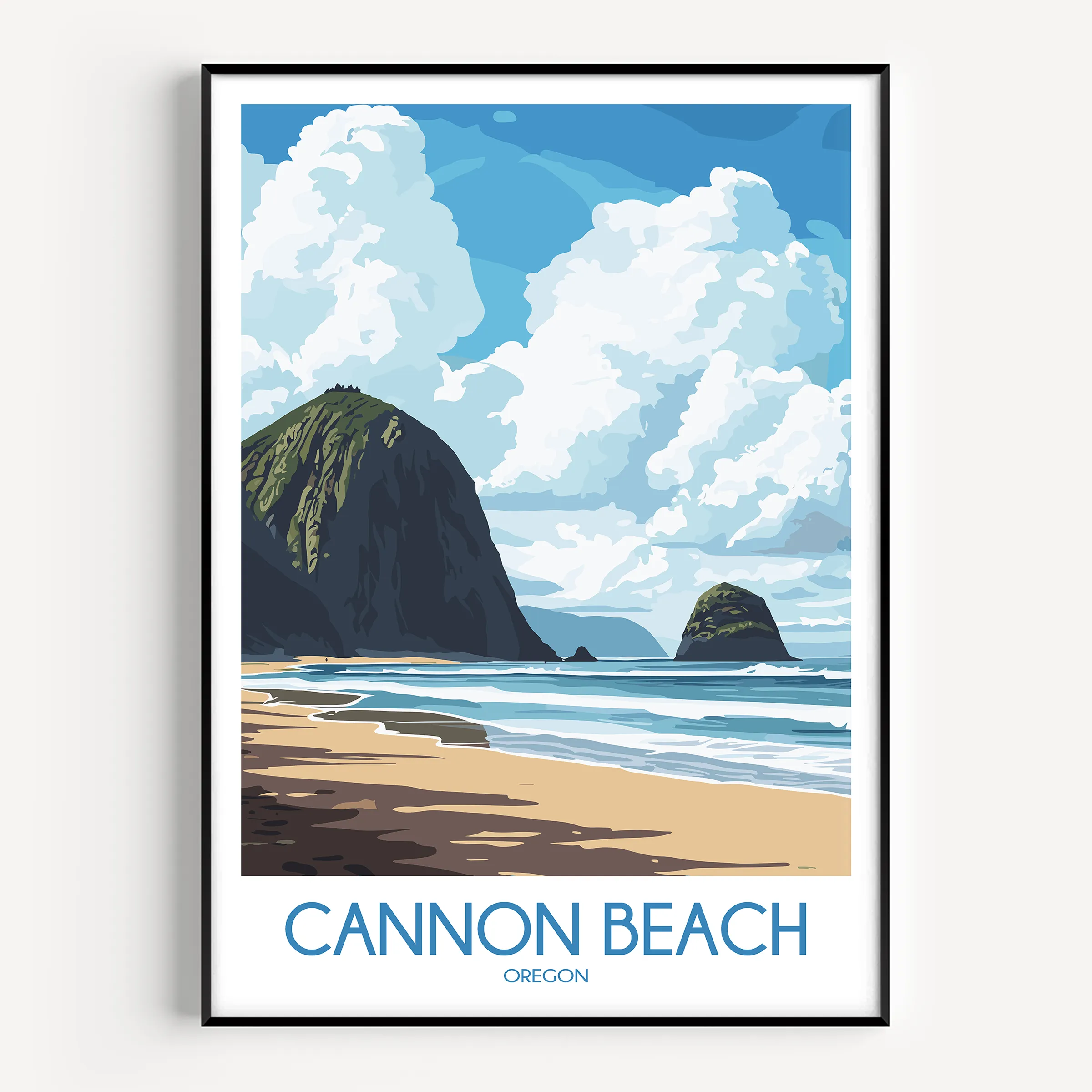 Cannon Beach Souvenir Poster Print