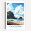 Cannon Beach Souvenir Poster Print
