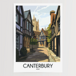 Canterbury Souvenir Poster Print
