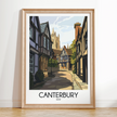 Canterbury Vintage Style Print