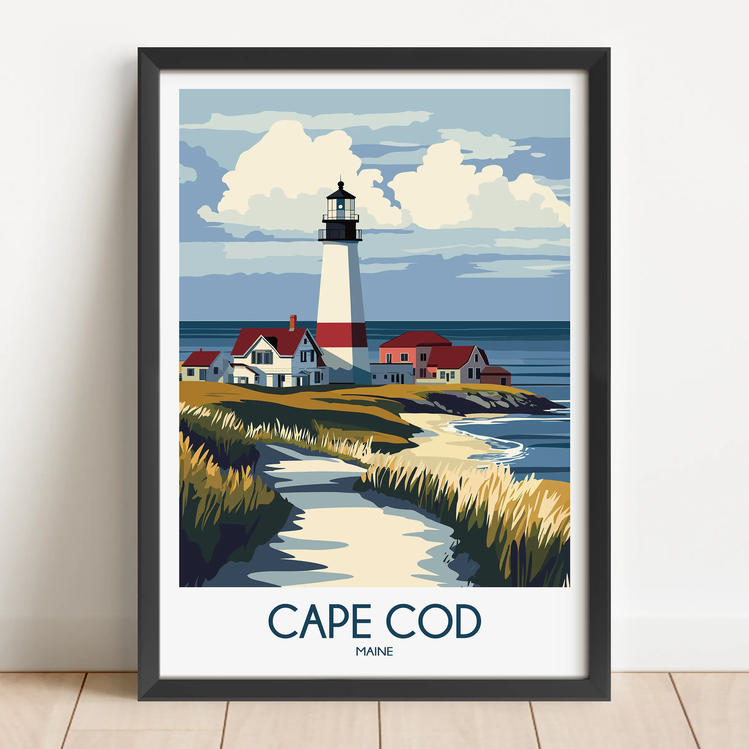 Cape Cod Minimalist Wall Art