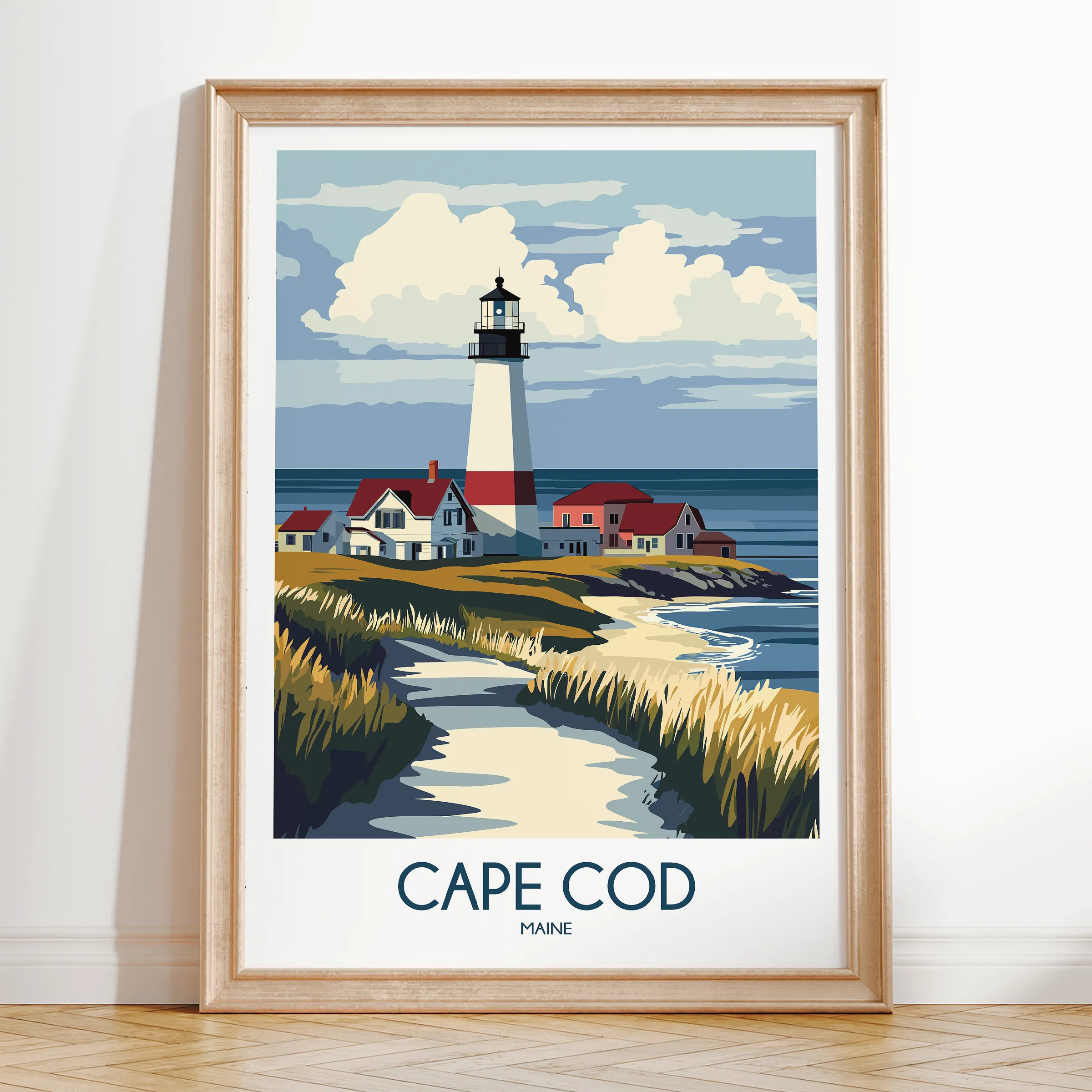 Cape Cod Modern Travel Poster