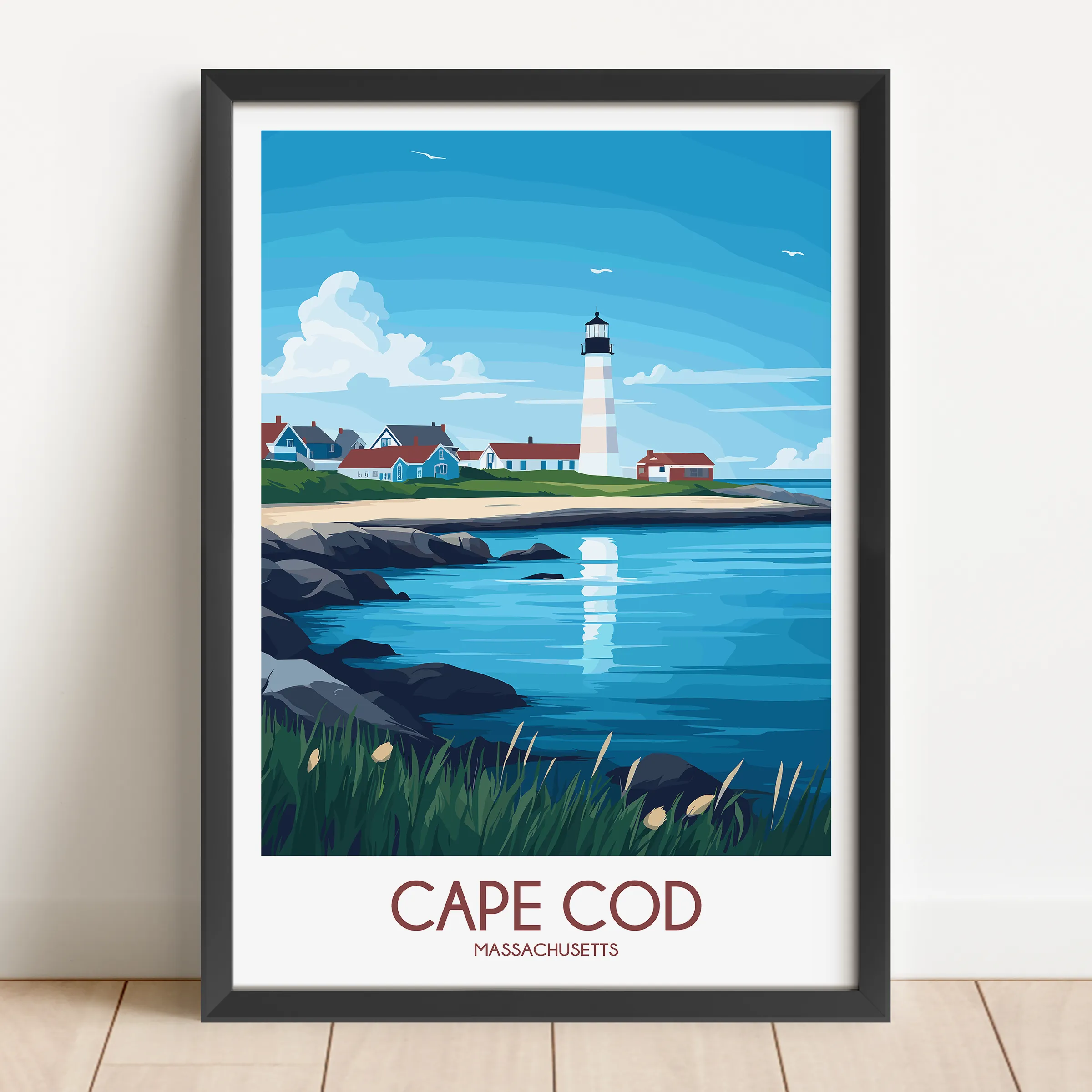 Cape Cod Modern Travel Poster