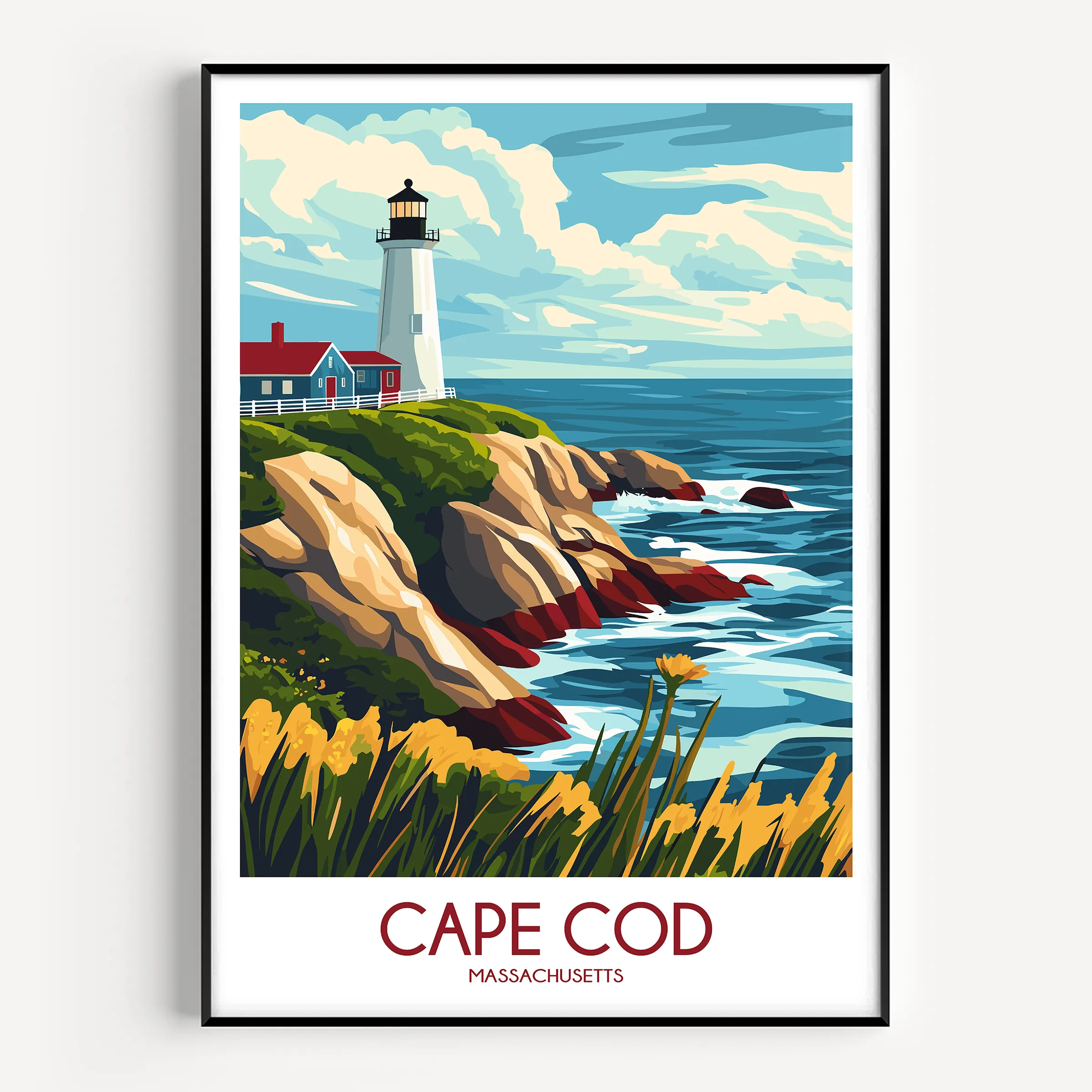 Cape Cod Scenic Landscape Art