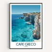 Cape Greco Destination Art Gift