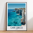 Cape Greco Souvenir Poster Print