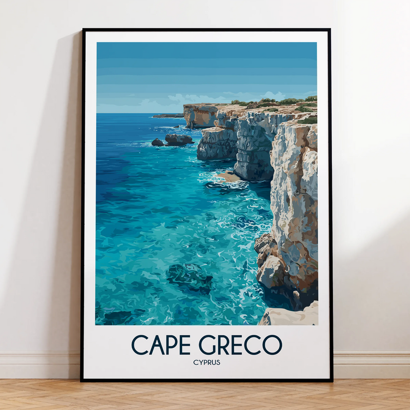 Cape Greco Souvenir Poster Print