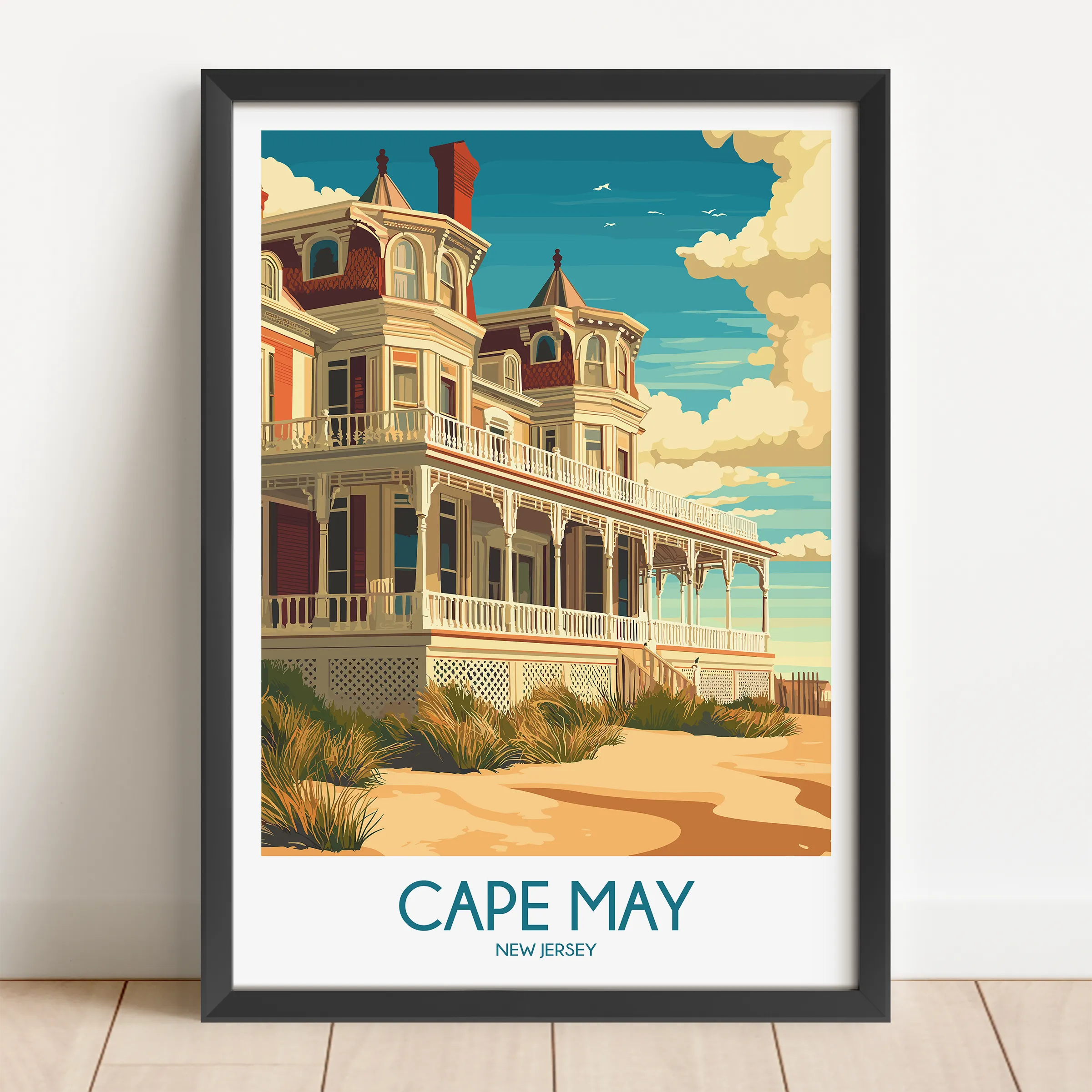 Cape May Destination Art Gift