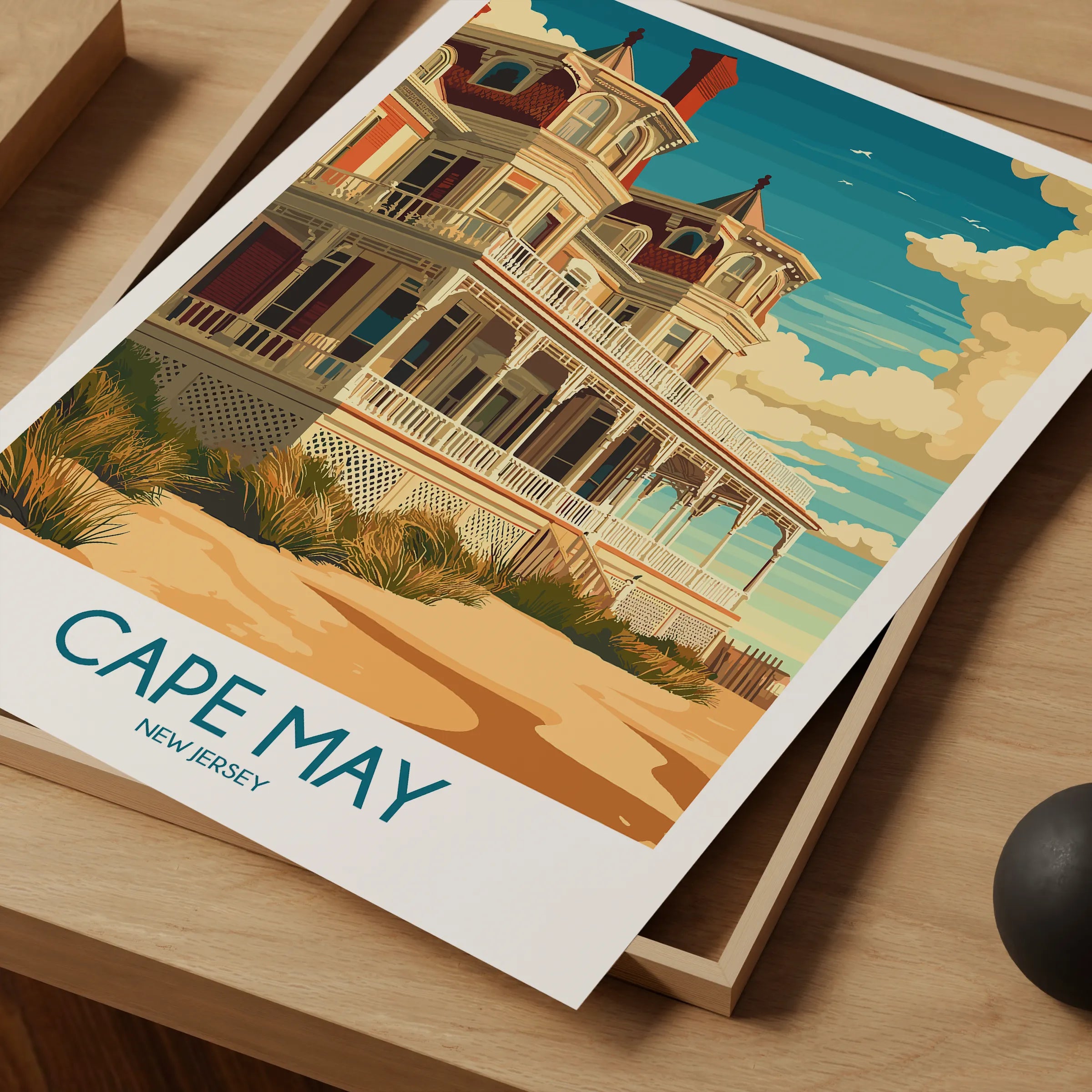 Cape May Minimalist Wall Art