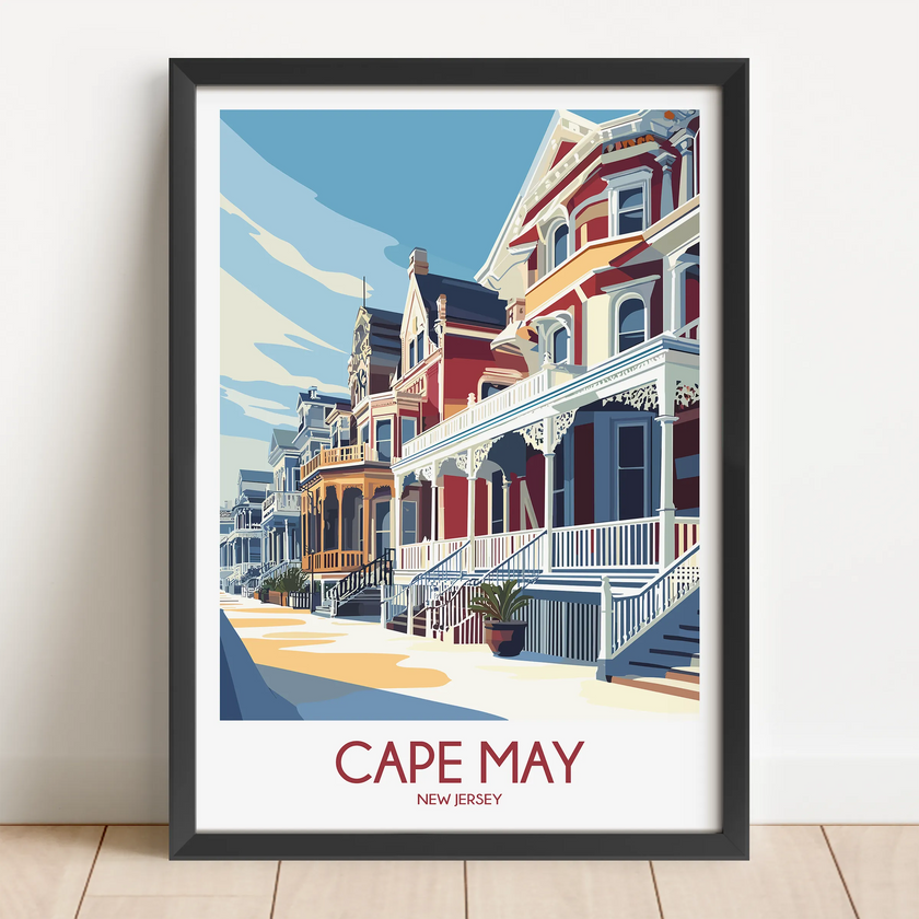 Cape May Minimalist Wall Art